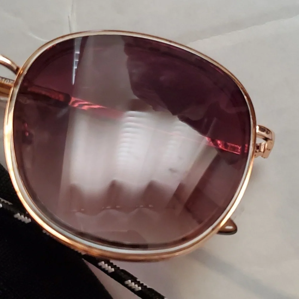 Tommy Hilfiger May‎ WM OL502 0063262011 Rose Gold Brown Gradient Lens Sunglasses